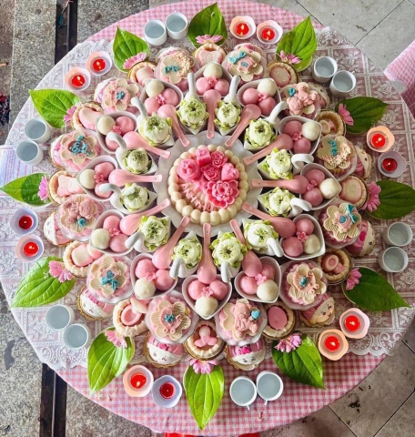 Mâm Cúng Thôi Nôi Bé Gái Trọn Gói - Ảnh 7