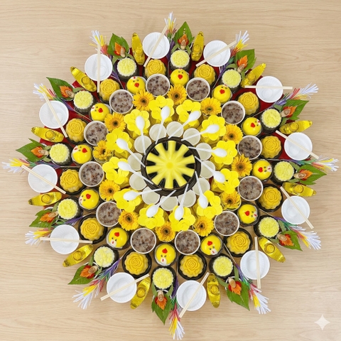 Mâm Cúng Thôi Nôi Bé Trai Trọn Gói