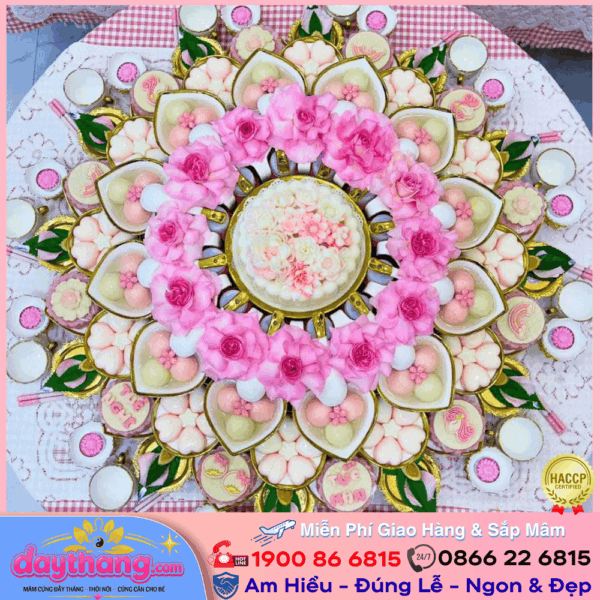 Mâm Cúng Đầy Tháng Bé Gái Trọn Gói