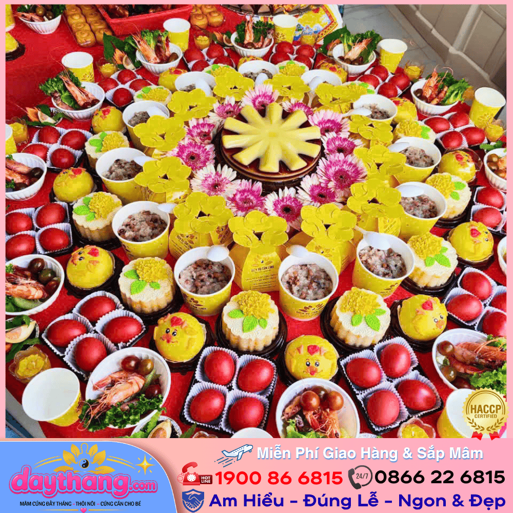 Mâm Cúng Đầy Tháng Bé Người Hoa Trọn Gói TP.HCM