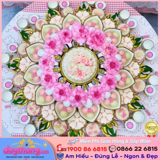 Mâm Cúng Đầy Tháng Bé Gái Trọn Gói