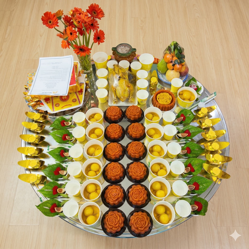 Mâm Cúng Căn Bé Gái Trọn Gói – Chuẩn Lễ - Ảnh 8