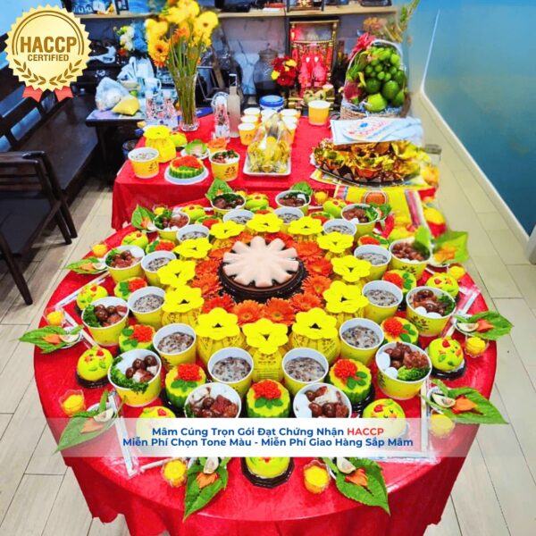 Mâm Cúng Đầy Tháng Bé Trai Trọn Gói